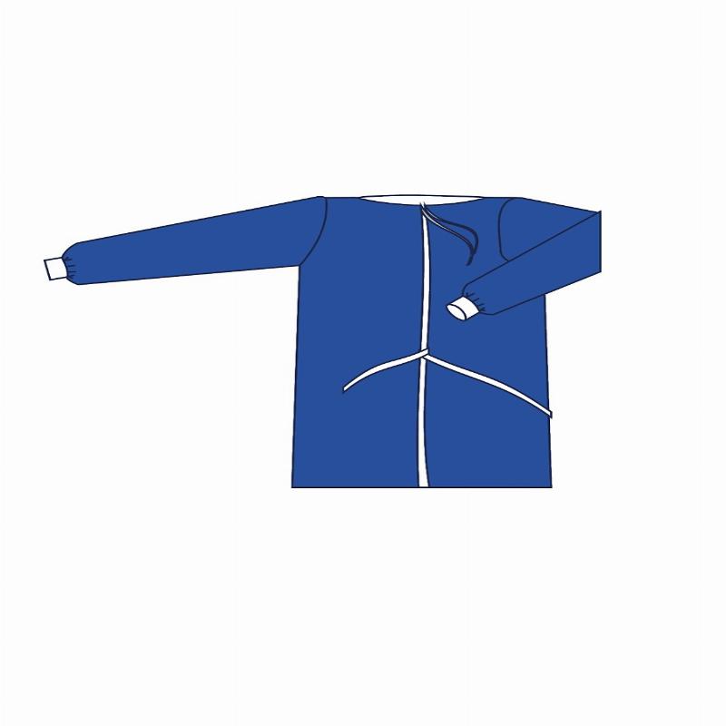 Халат медичний хірургічний Taipan-Pharm стерильний на зав'язках Трифлекс-120 г/м2 XXL